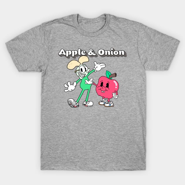 Apple and Onion 1930's T-Shirt by Owllee Designs